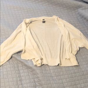 Old Navy White Cardigan